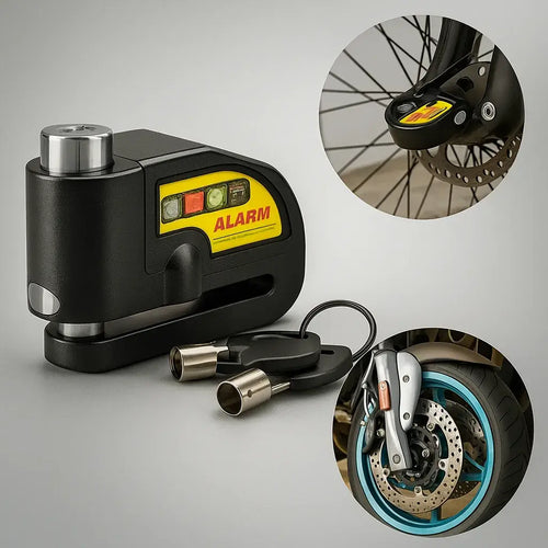 Seguro antirrobo con alarma